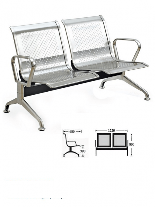 Ghế băng inox 02A BC2-2I DP00576
